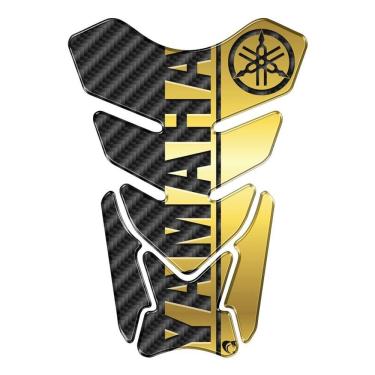 Imagem de Adesivo Resinado Protetor De Tanque Moto Yamaha Dourado Cor Dourado