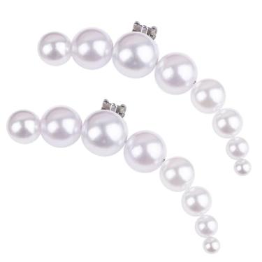 Imagem de Framendino, Pacote com 2 clipes de sapatos de pérola para casamento, fivelas, presilhas para noivas, joias, sapatos, decorações para casamento, salto alto, sapatilhas, Pérola, Sem Pedra Preciosa