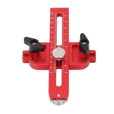 Imagem de Hyuduo Guia de Gabarito de Serra de Mesa, Gabarito de Rasgo Fino para Fazer Cortes Repetitivos de Tiras Estreitas Com Estrutura de Rolo, Cabe Em Slots T de 3/4 X 3/8 e 3/8 X 1/4 de