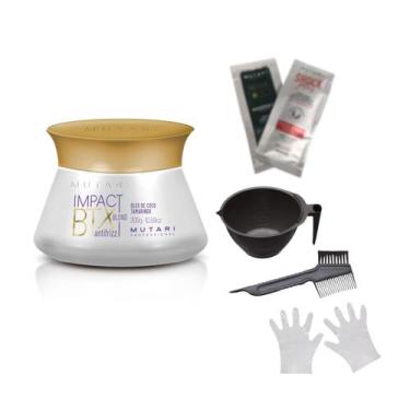 Imagem de Alisamento Cabelo Antifrizz Impact Btx Blond Mutari 300g
