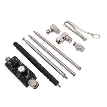 Imagem de Hyuduo Antena de Ondas Curtas QRP de 30 W, Mini Antena Portátil Ajustável de Liga de Alumínio Sintonizada para Comunicação Externa Interna de Rádio Amador de Banda Múltipla de 1,8 MHz-30 MHz