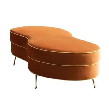 Imagem de FAMEOYA Banco de sapato nórdico banco de cama moderno minimalista sala de estar sofá banco porta de pés vestiário sapato trocador banco de chuveiro para chuveiro interno (P 80 cm)