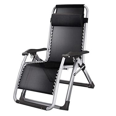 Imagem de YYBOES Cadeiras reclináveis dobráveis, cadeiras, espreguiçadeiras, cadeiras de praia, espreguiçadeiras, pernas de aço quadradas ao ar livre, super largura 67/72 cm, praia, pátio, jardim, acampamento