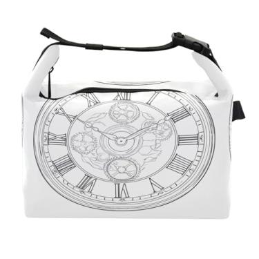 Imagem de STAYTOP Lancheira de relógio com fivela de alça, lancheira isolada para meninos e meninas, lancheira térmica para trabalho escolar