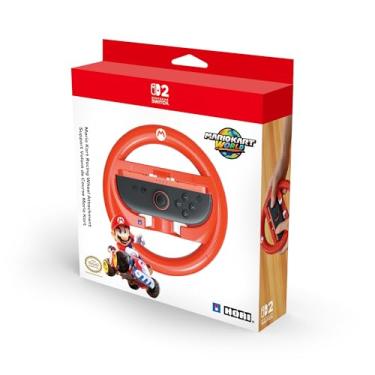 Imagem de HORI Mario Kart Racing Wheel Attachment for Nintendo Switch 2 (Mario) - Officially Licensed by Nintendo