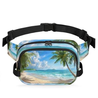 Imagem de Lindas pochetes de flores rosa para mulheres e homens com alça ajustável, bolsa transversal, bolsa de peito, bolsas de bumbum, bolsa de estilingue, Cor 21