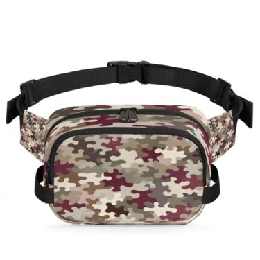 Imagem de Pochete floral de margarida azul para mulheres e homens com alça ajustável, bolsa transversal, bolsa de peito, bolsa tiracolo, Cor 23