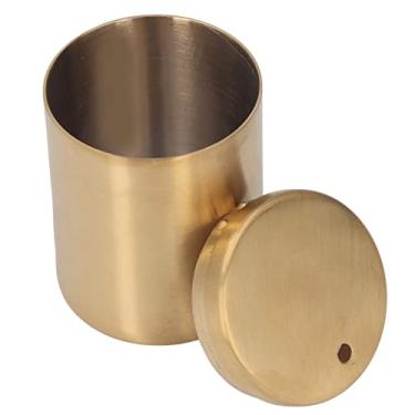 Imagem de Mingzhe Porta-paliteiros de Aço Inoxidável Estojo Durável para Palitos de Outono para Famílias, Bares, Cafés, Hotéis, Restaurantes, Com especificações: Tipo de Item, Material, Recursos e (Ouro rico.)