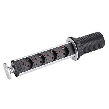 Imagem de Hyuduo Tomada Retrátil que Economiza Espaço, Tomada de Energia Com Operação de Pressão do Dedo para Oficina, Cozinha, Mesas de Escritório e Bancadas
