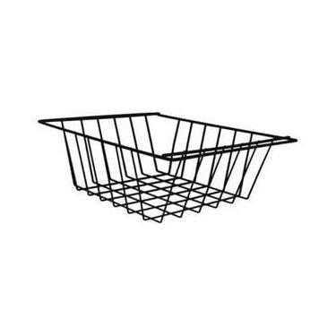 Imagem de Kit 3 Cestos Fruteira Aramado em Aço – Organizador de Frutas, Legumes e Pães com Corrediça Lateral(Preto)