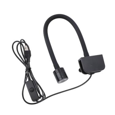 Imagem de Cryfokt Luz de Aquário Com Braçadeira LED de Alto Brilho para Tanque de Peixes de 3-6 Galões, Luz de Clipe Pequeno para Aquários de água Salgada de água Doce, Economia de Energia para Tanque de (