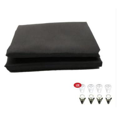 Imagem de Fundo fotográfico 14 x 17 m, fundo fotográfico dobrável para estúdio fotográfico e vídeo, TV, branco