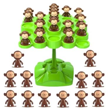 Imagem de Brinquedo Árvore do Equilíbrio | Brinquedo Interativo De Treino De Concentração Macaco | Jogo Educativo De Equilíbrio Animal | Para Crianças 3+ Em Casa Pré-Escola Infantil Festa Aniversário Natal