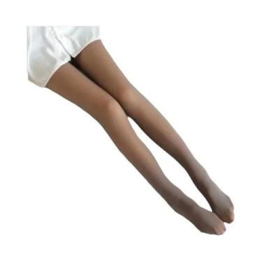Imagem de Meia-calça Térmica Feminina De Cintura Alta Com Forro De Lã, Quente Pa
