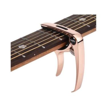 Imagem de Capotraste De Guitarra 3 Em 1 Em Liga De Zinco Com Suporte Para Palhet