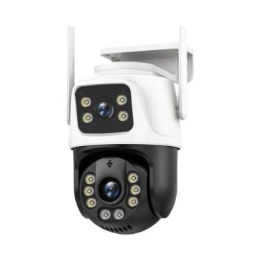 Imagem de Câmera IP Wifi Externa 5K 10MP Com Zoom De 10X, Lente Dupla, PTZ, Rast