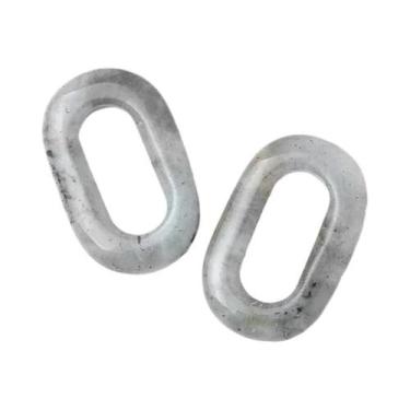 Imagem de Pingentes De Pedra Natural Lápis Lazúli Turquesa 2 Peças Para Fabricaç