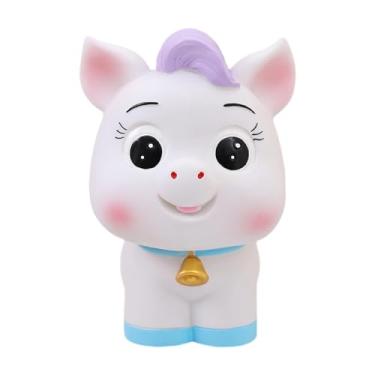 Imagem de Baoblaze Cofrinho de Cavalo em para Mesa - Coleção 2026 - Presente de Ano - Estatueta Decorativa para Lareira, Escrivaninha ou Armário, Branco