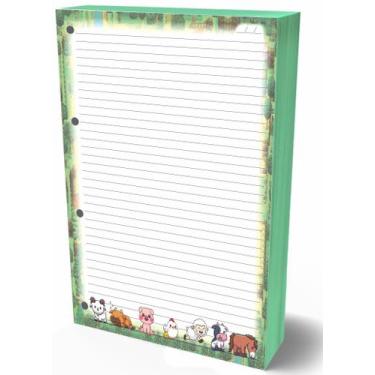 Imagem de Refil Argolado 90g 80 Folhas Cute Fazenda Caderno Fichario - Best