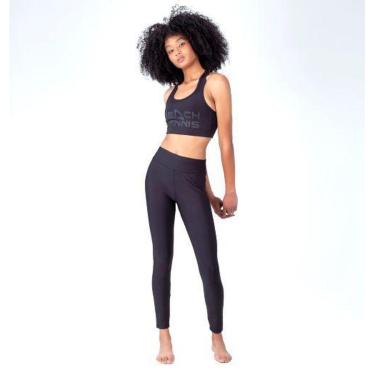 Imagem de Legging Feminina Shark Beach Tennis - Preto - M (Br)-Unissex