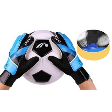 Imagem de SPYMINNPOO Luvas de Goleiro Com Fivela Ajustável para Crianças, Material Respirável Premium para Meninos e Meninas, Ideal para Treinamento de Futebol (#1)