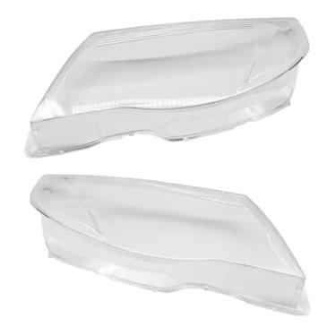 Imagem de Capa de vidro para lente de farol, compatível com subaru forester 2009 2010 2011 2012, abajur transparente(Left and Right)