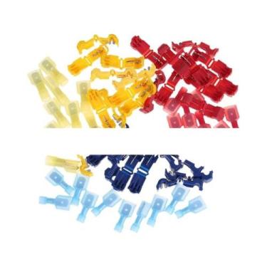Imagem de Kit De Conectores De Fios T Tap 60-480PCS Terminais De Conexão Rápida 