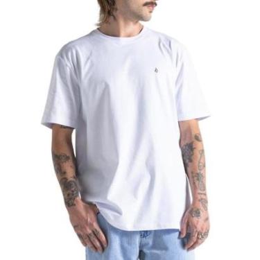 Imagem de Camiseta Volcom Stone Blanks Branca-Masculino
