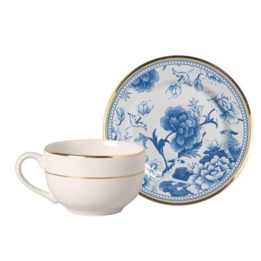 Imagem de Conjunto com 6 Xícaras de Chá com 6 Pires Chinese Blue 250 ml - Allean