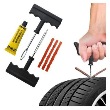 Imagem de Kit Reparo Rapido de Pneu sem Camara com Cola e Remendos - imp503017, 