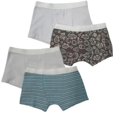 Imagem de Kit 8 Cuecas Boxer Infantil - Alta Qualidade e Conforto Duradouro - no