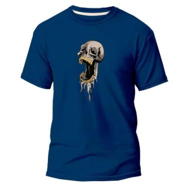 Imagem de Camiseta Algodão Premium Estampa Digital Cranio Derretendo - Pavesi, A