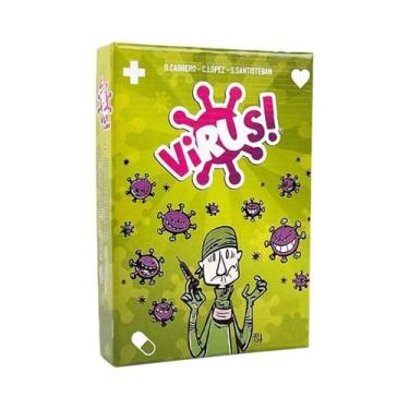 Imagem de Jogo De Tabuleiro Bilingue Espanhol-Inglês Halloween Virus 1 2 3 Jogo 