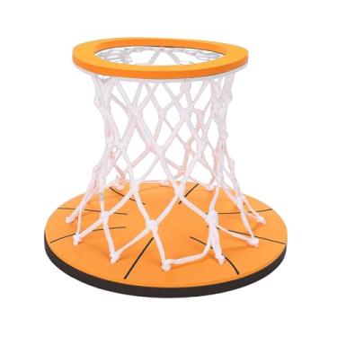 Imagem de Depisuta Cesta de Basquete de Teto Interna, Cesta de Basquete Interna Suspensa Com Bola e Bomba, Meta de Montada No Teto, Jogo Interno Divertido, Brinquedos de Natal para