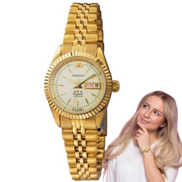 Imagem de Relógio Orient Feminino Automático Dourado 559EB1NH C1KX