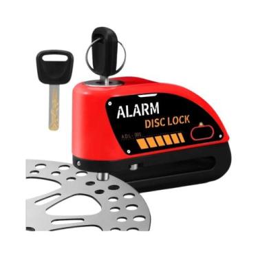 Imagem de Alarme De Moto À Prova d'Água 110dB Com Trava De Disco Antifurto Para 