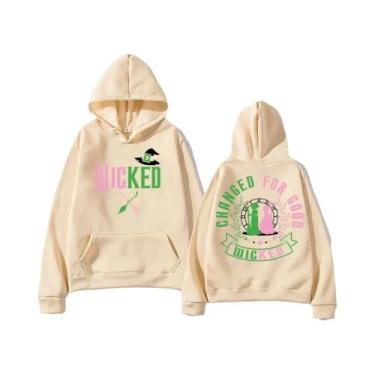 Imagem de Moletom Com Capuz Manga Longa Outono Inverno Estilo Retrô Punk Confort