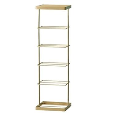 Imagem de Prateleira de sapato, organizador de sapato, 6 níveis, prateleira de armazenamento de metal, suporte de sapato independente para entrada, sala de estar, quarto, dormitório, suporte de sapatos (cor