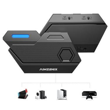 Imagem de AIMZENIX BLADER Adaptador de teclado e mouse para NS2, Switch, Xbox One, XSS, XSX, PS4 - Conversor de jogos Plug & Play para jogos FPS/TPS, mapeamento de teclas de atalho e ajuste de sensibilidade