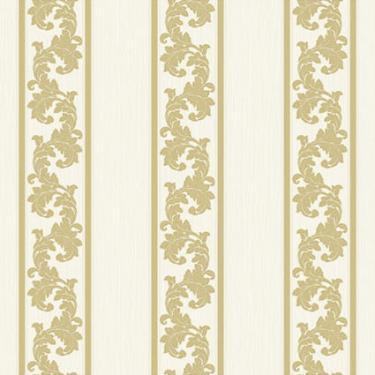 Imagem de Papel de Parede Fiesta Modern Damask Listrado Dourado 533121 Fiesta Modern 533121