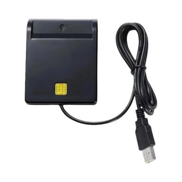 Imagem de Leitor De Cartão USB 2.0 Portátil Multifuncional Para DNIE, ATM, CAC, 