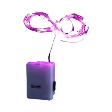 Imagem de Luzes De Fada LED a Pilha Para Decoração De Natal, Casamento, Ano Novo