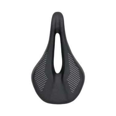 Imagem de Sela De Carbono Super Leve ELITA ONE 90g 240x143mm Para Bicicleta MTB 