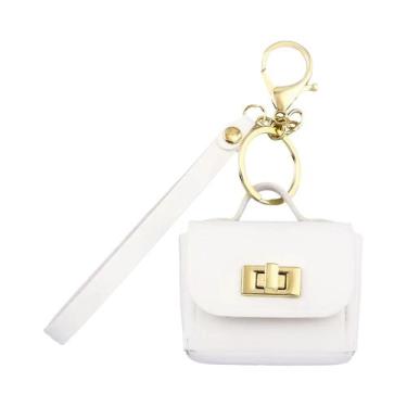 Imagem de Chaveiro De Bolsa Mini De Couro Coreano Fofo E Moderno, Pingente De Bo