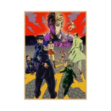 Imagem de Pôsteres Vintage JoJo 2025 Anime JoJo's Bizarre Adventure Arte De Pare