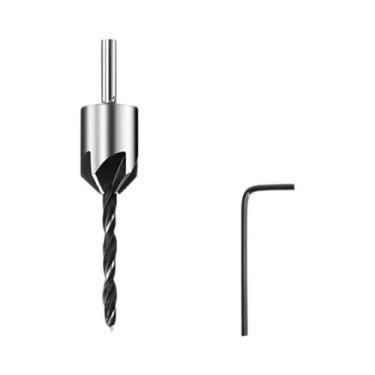 Imagem de Conjunto De Brocas Escareadoras HSS De 3mm-10mm Para Madeira, Escaread