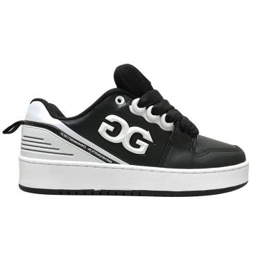 Imagem de Tênis Double-G Rapture Skate Retro Robusto Preto Branco-Masculino