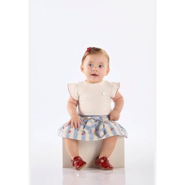 Imagem de Conjunto Bebê com Body e Saia Up Baby-Feminino