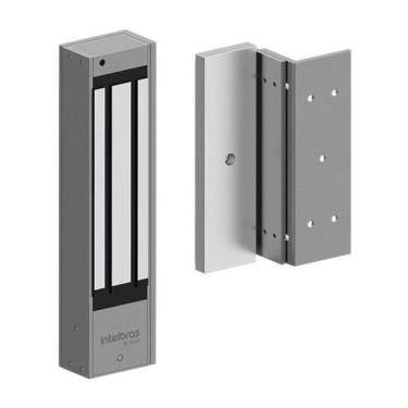 Imagem de Fechadura Eletroímã Intelbras FE 10300 V2 Prata 300kgf 12Vdc