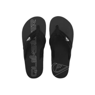 Imagem de Chinelo Quiksilver Layback Signature Preto - Masculino-Masculino